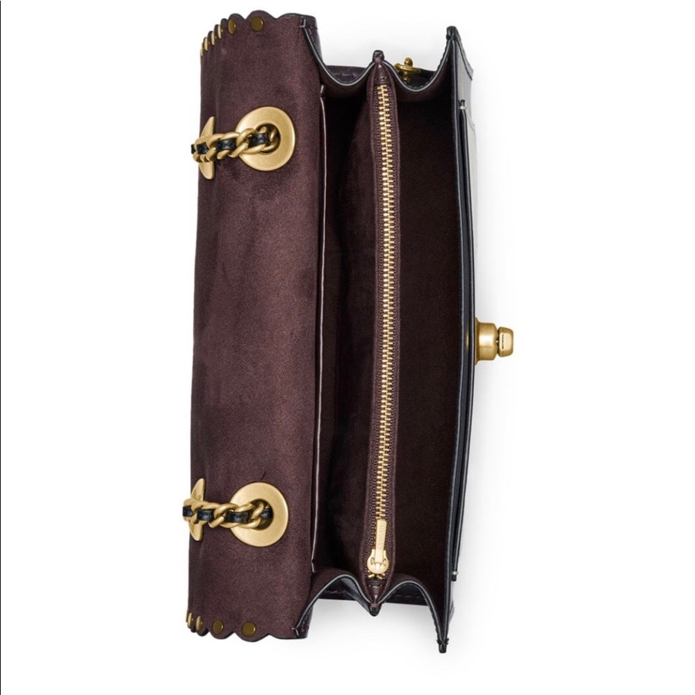 COACH  PORKER  COLOR-BLOCK RIVET SHOULDER BAG - Picture 4 of 4